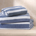 Algarve Luxury Stripe Towel Collection - French Blue - DUSK
