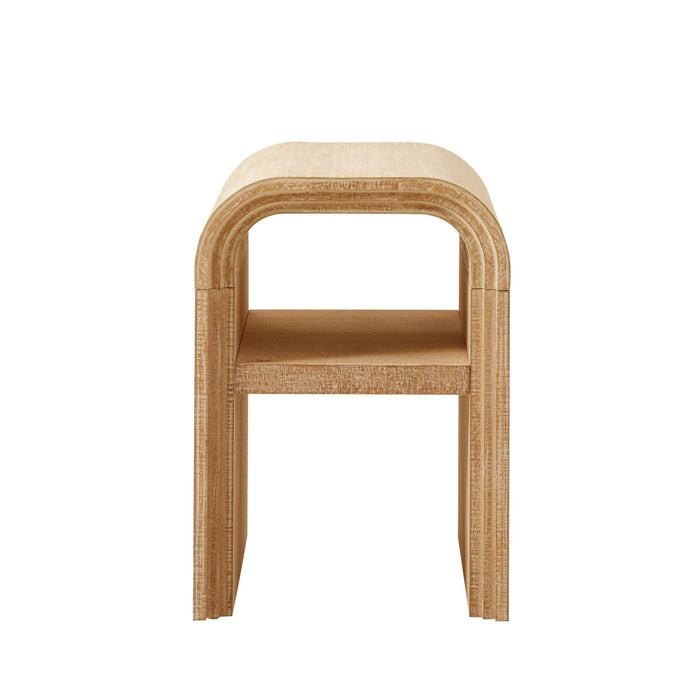 Alora Side Table - Washed Wood - DUSK