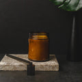 Amber Straight Sided Jar - 9 oz