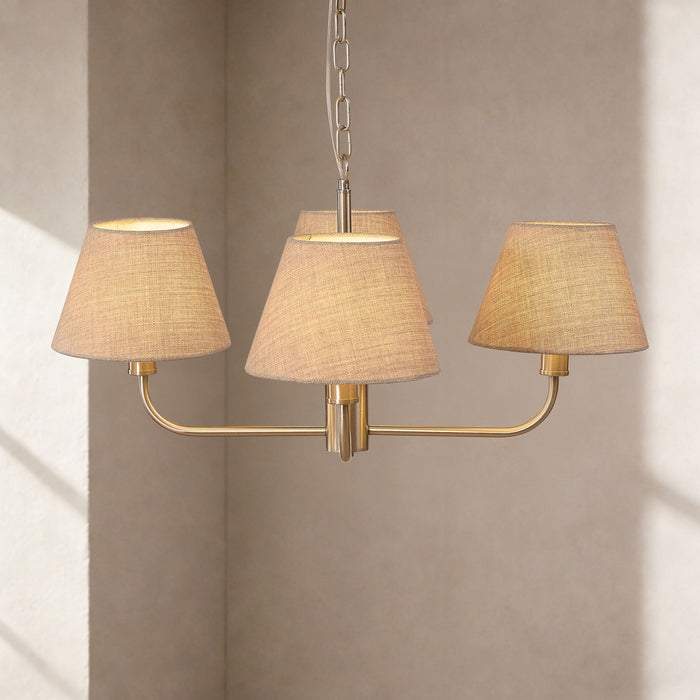 April 4 Light Pendant Chandelier - Grey/ Silver - DUSK