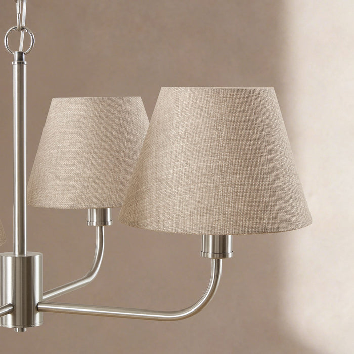 April 4 Light Pendant Chandelier - Grey/ Silver - DUSK