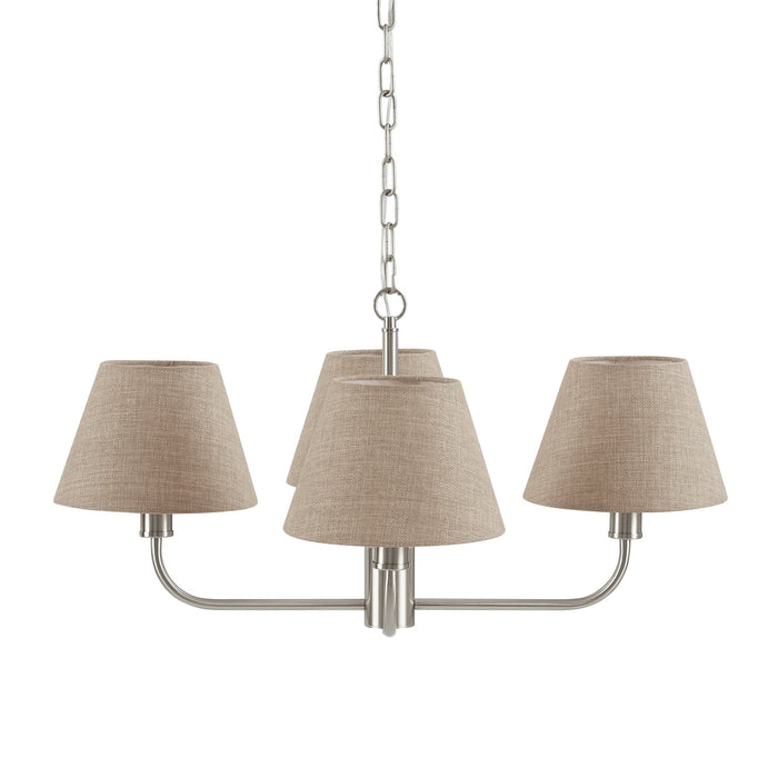 April 4 Light Pendant Chandelier - Grey/ Silver - DUSK