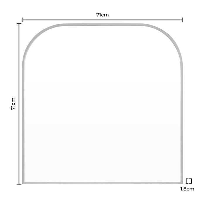 Arched Mantel Mirror - Gold - DUSK