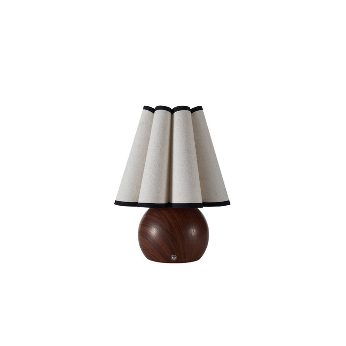 Astra Scallop Rechargeable Lamp - Natural - DUSK