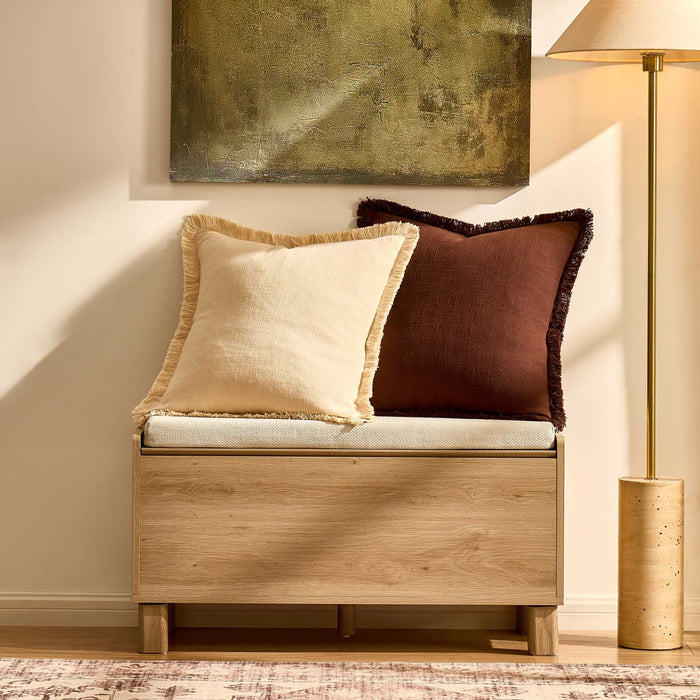 Avalon Storage Bench - Light Oak Effect - DUSK