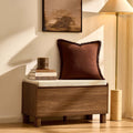Avalon Storage Bench - Medium Wood - DUSK