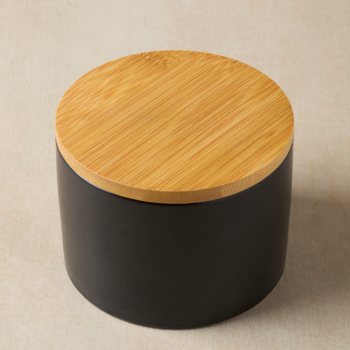 Black Ceramic Candle Jar - 16 oz
