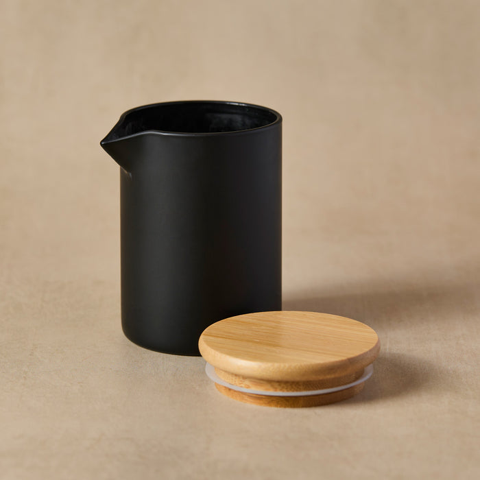 Black Massage Candle Glass Beaker - 8.4 oz