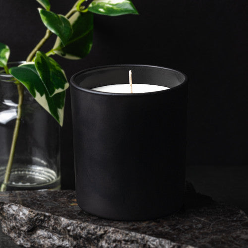 Black Matte Straight-Sided Tumbler Jar - 10 oz