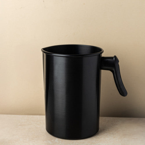 Black Metal Pouring Pitcher - 4 lb