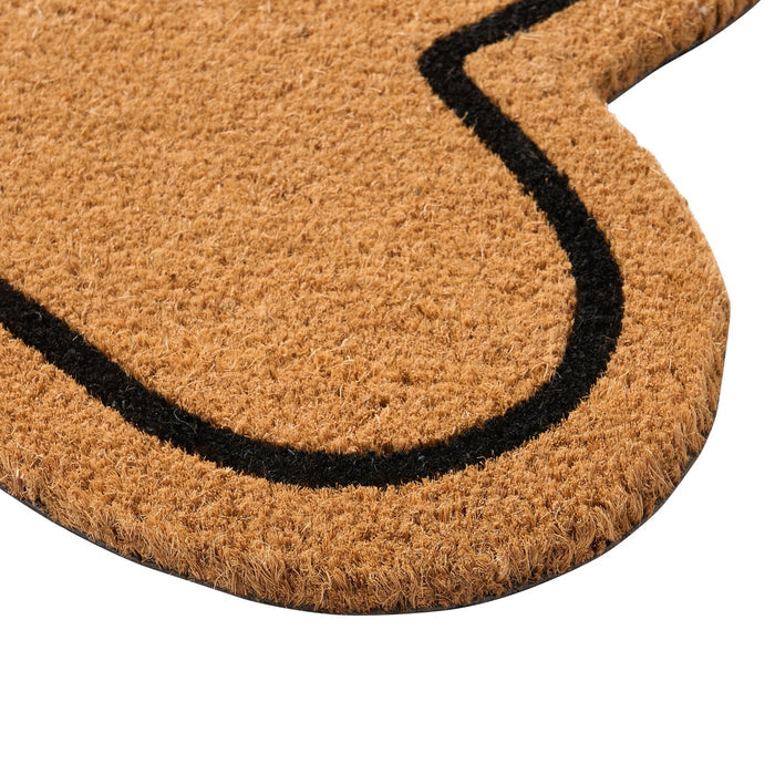 Bone Shaped Doormat - Natural - DUSK