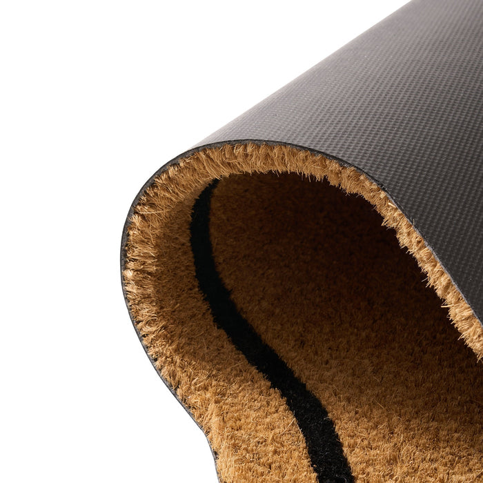 Bone Shaped Doormat - Natural - DUSK