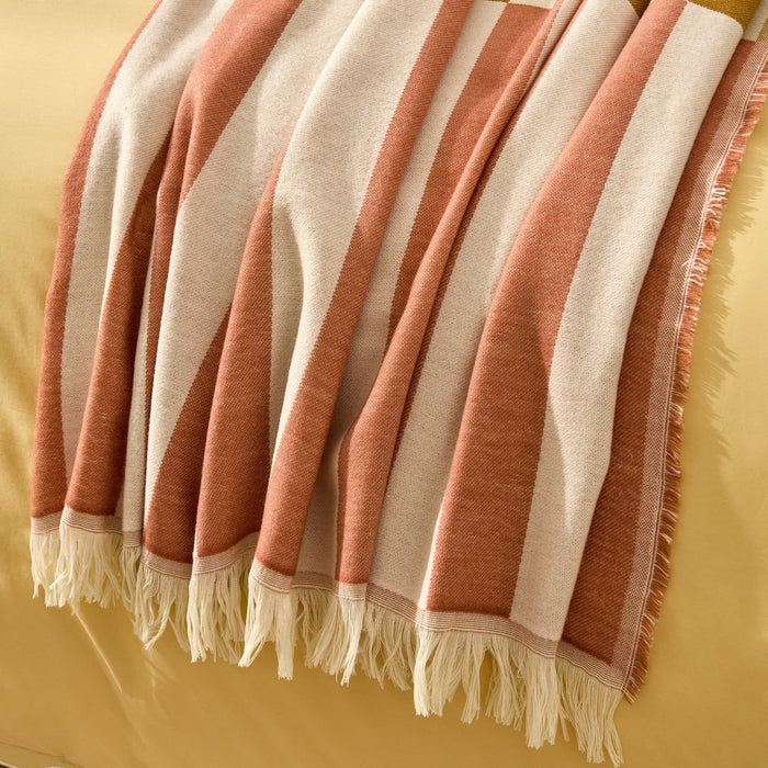 Checkerboard Throw - Pink/ Yellow - DUSK