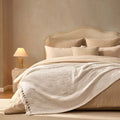 Chunky Chenille Throw - White - DUSK