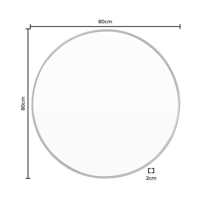 Circle Wall Mirror - Gold - DUSK