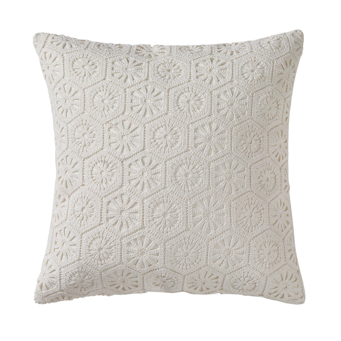 Crochet Knit Cushion Cover - Off White - DUSK