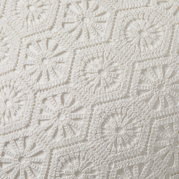 Crochet Knit Cushion Cover - Off White - DUSK