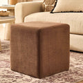 Delilah Pouffe - Chenille Tan - DUSK
