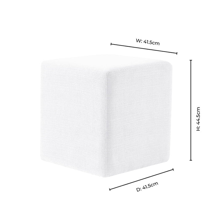 Delilah Pouffe - Chenille Tan - DUSK