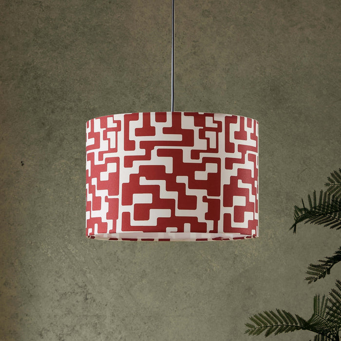Drew Geometric Ceiling Shade - Orange - DUSK
