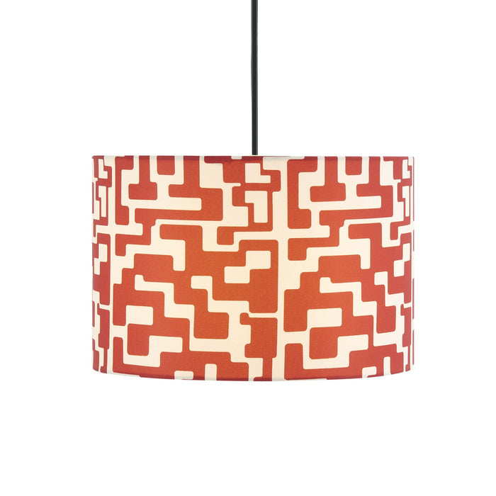 Drew Geometric Ceiling Shade - Orange - DUSK