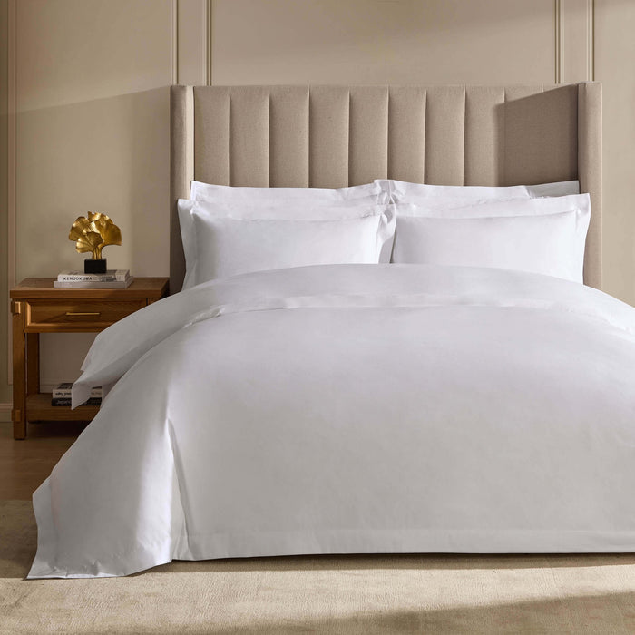 Everly 1200 Thread Count Duvet Cover - White - DUSK