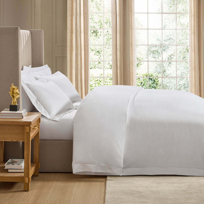 Everly 1200 Thread Count Duvet Cover - White - DUSK
