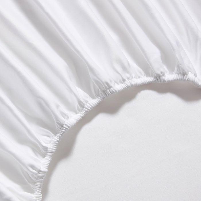 Everly 1200 Thread Count Fitted Sheet - White - DUSK