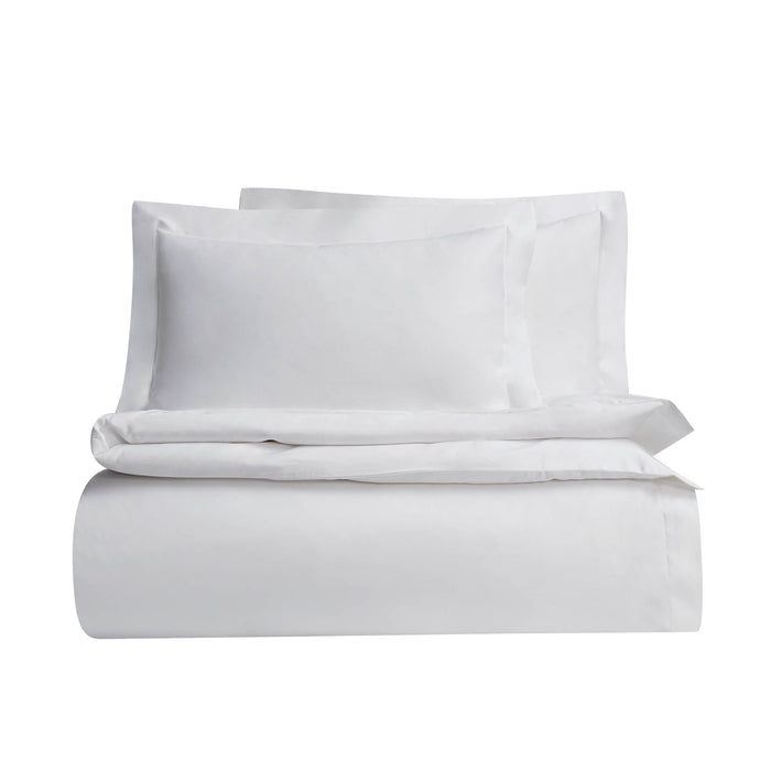 Everly 1200 Thread Count Pair of Oxford Pillowcases - White - DUSK