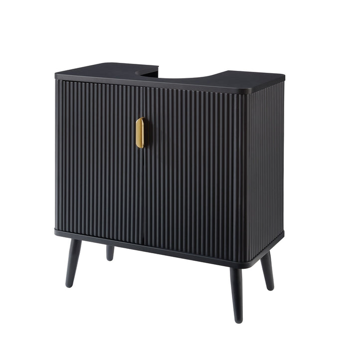 Hattie Under Sink Bathroom Cabinet - Black - DUSK