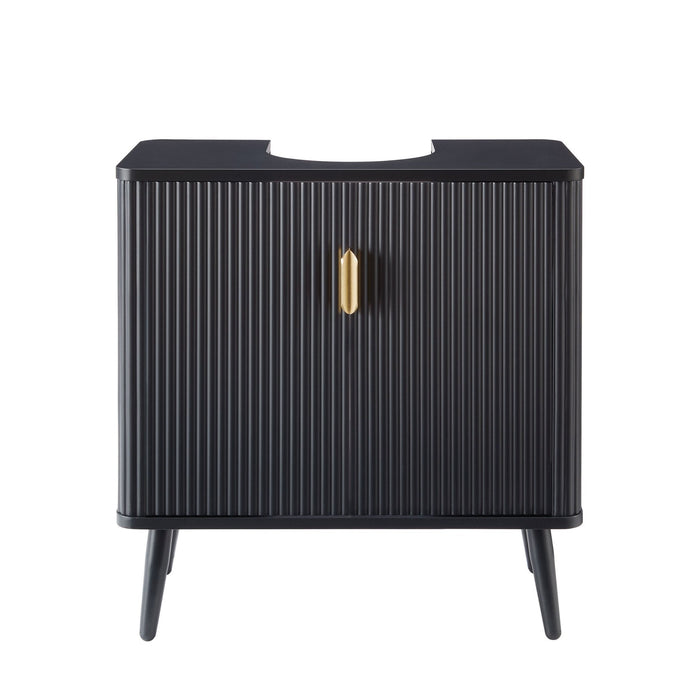 Hattie Under Sink Bathroom Cabinet - Black - DUSK