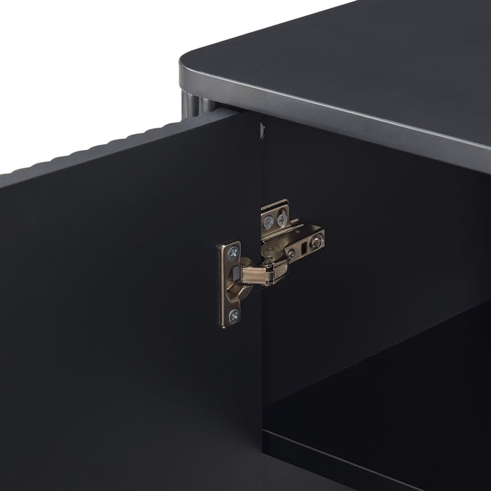 Hattie Under Sink Bathroom Cabinet - Black - DUSK