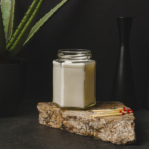 Hexagon Jars - 9 oz