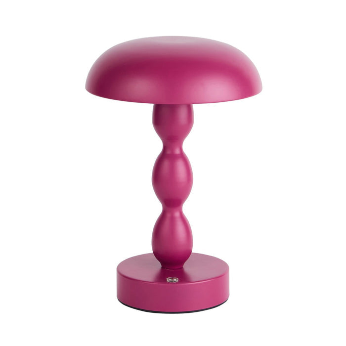 Kirsty Rechargeable Bobbin Table Lamp - Plum - DUSK