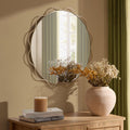 Liana Scallop Wall Mirror - Gold - DUSK