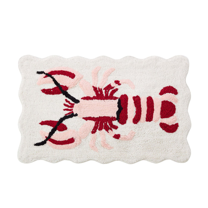 Lobster Tufted Bath Mat - Multi - DUSK