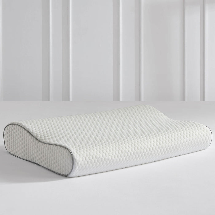 Memory Foam Contour Pillow - White - DUSK
