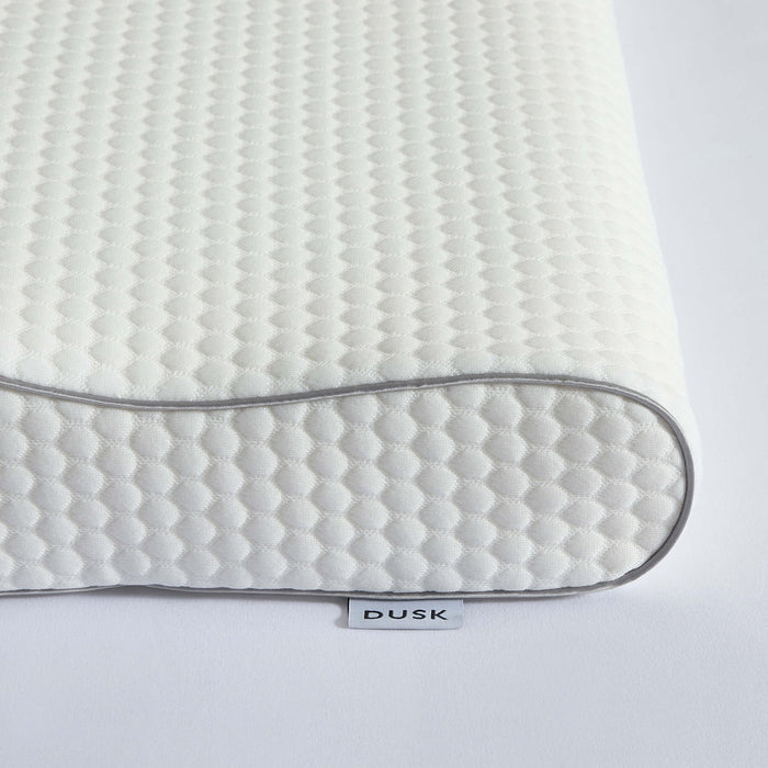 Memory Foam Contour Pillow - White - DUSK