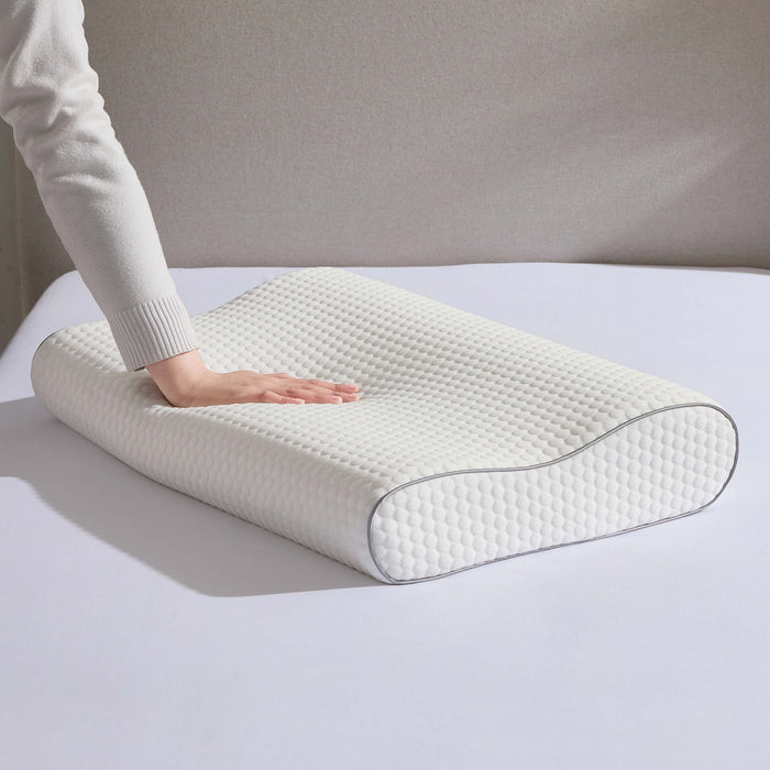 Memory Foam Contour Pillow - White - DUSK
