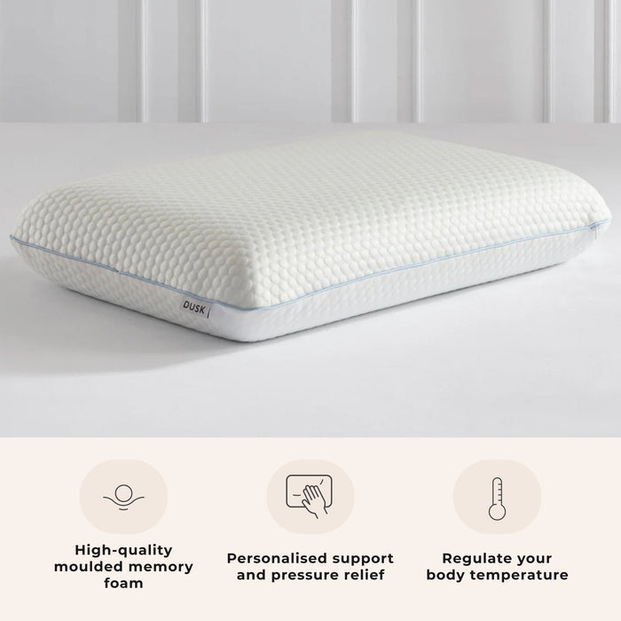 Memory Foam Pillow - White - DUSK
