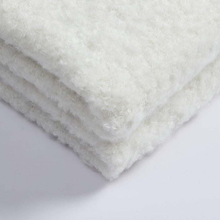 Mohair Style Sofa Throw - Natural - DUSK