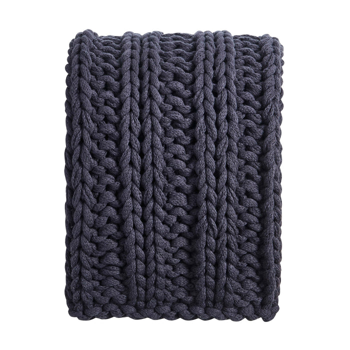 Montreal Sofa Throw - Midnight Navy - DUSK
