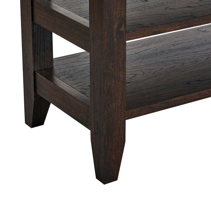Nell Shoe Storage Bench - Walnut - DUSK