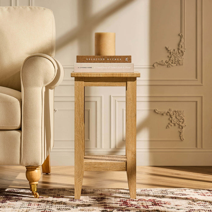 Nell Side Table - Light Wood - DUSK