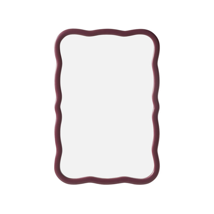 Niamh Wavy Wall Mirror - Tawny Port - DUSK