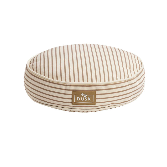 Nola Circle Striped Pillow Bed - Natural - DUSK