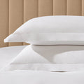Pair of 100% Egyptian Cotton 600 Thread Count Oxford Pillowcases - White - DUSK