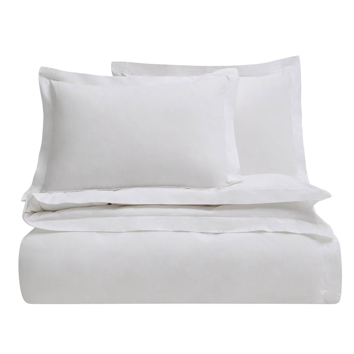 Pair of 100% Egyptian Cotton 600 Thread Count Oxford Pillowcases - White - DUSK