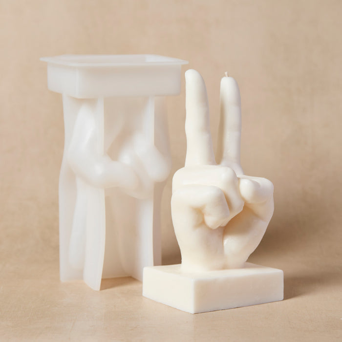 Peace Hand Silicone Mold