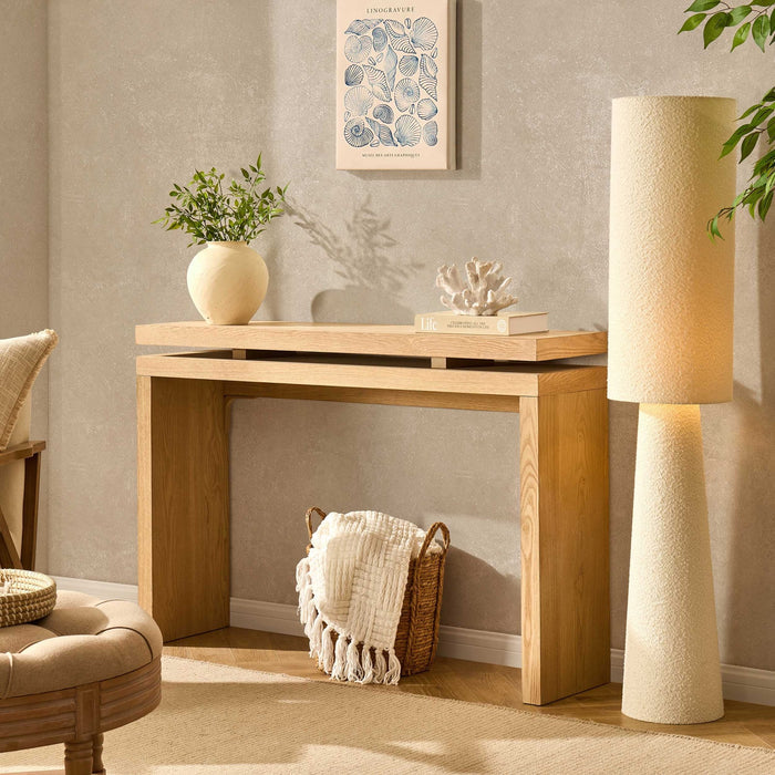 Penny Ash Console Table - Light Wood - DUSK